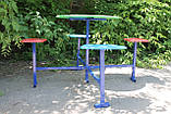 Столик для детской площадки,четырехместный., фото 4