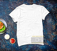 Футболки білі базові (без принта) прямий крій