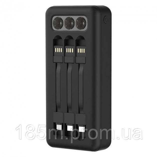 XO PR137 20000mAh QC3.0 black - фото 1 - id-p1622663720