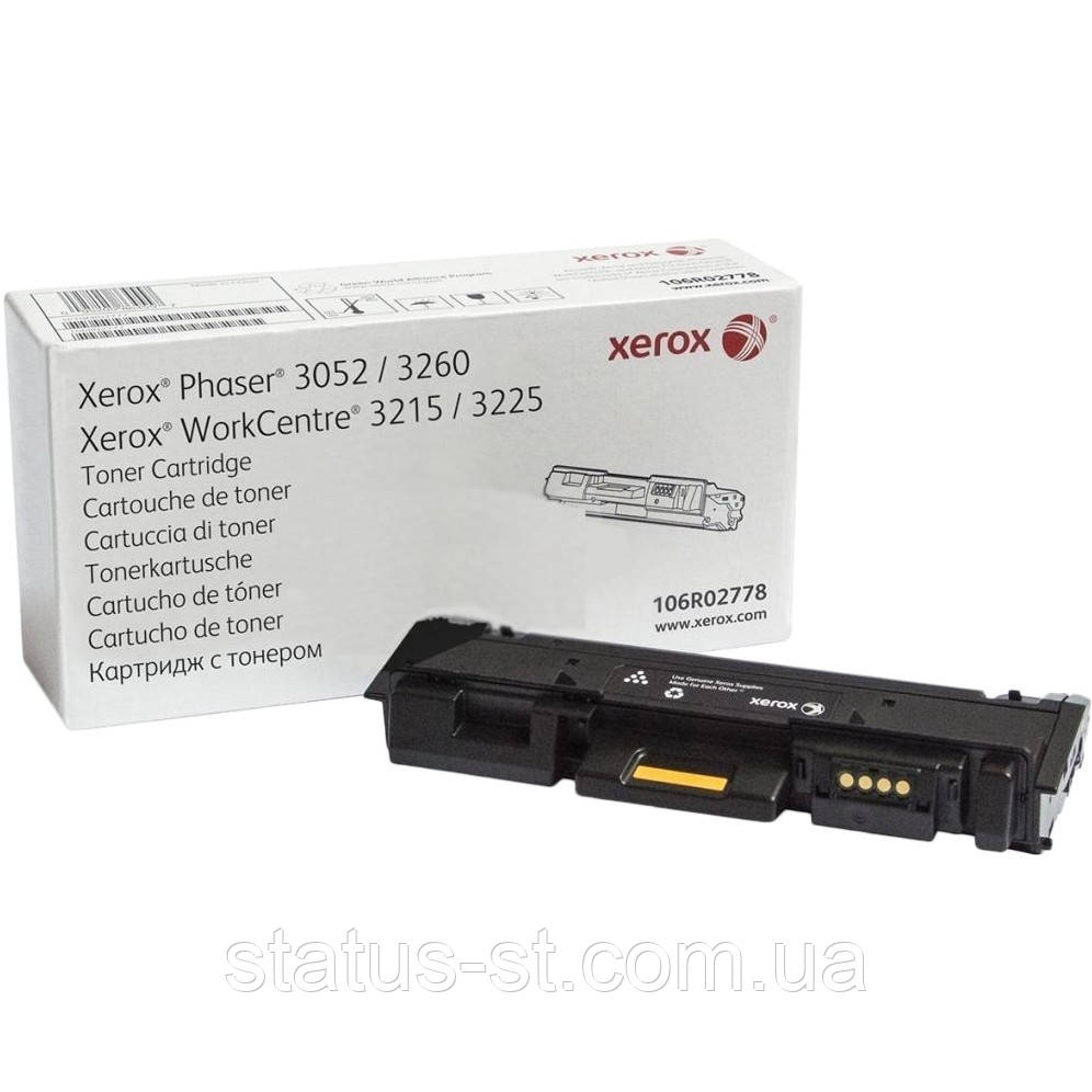 Заправка картриджа Xerox 106R02778 до принтера WC 3225DNI, 3215NI, Phaser 3052NI, 3260DI, 3260DNI