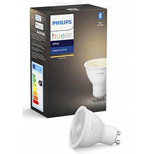 Розумна лампочка Philips Hue GU10, White, BT, DIM (9290019555)