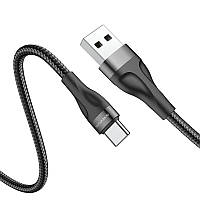 BOROFONE BX61 USB AM на Type-C Source 3A 1m black