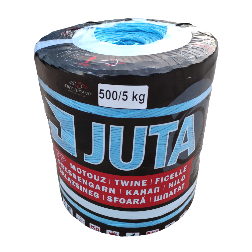 Шпагат поліпропіленовий Юта (Juta) 500 синій 5 кг 2000 tex