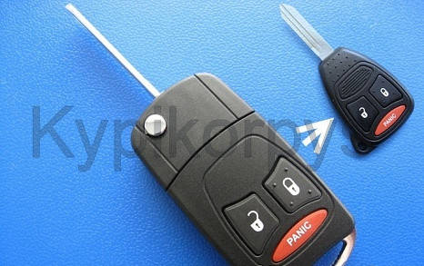 

Джип (Jeep) чероки, коммандер выкидной ключ (корпус)