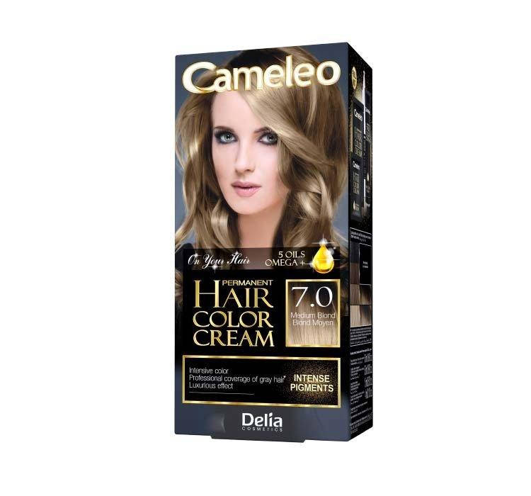

Краска для волос CAMELEO OMEGA + 5 масел 7.0 Светлый блонд