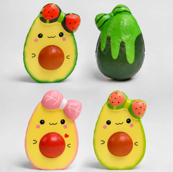 

Антистрес Сквиш Авауало знімає стрес пахне, 4 види, оригинальний дизайн,в дисплеї