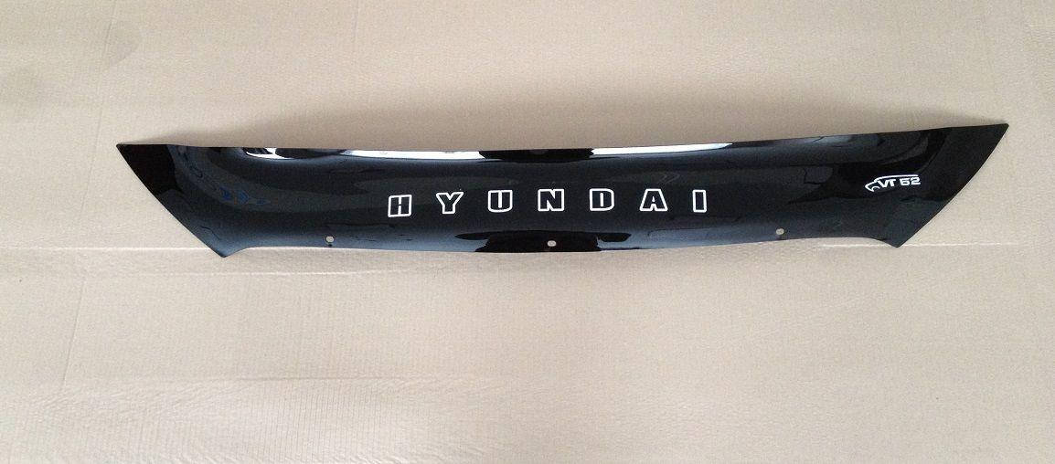 

Мухобойка Hyundai ix35 (короткий) (2010>) (VT-52) Дефлектор капота накладка