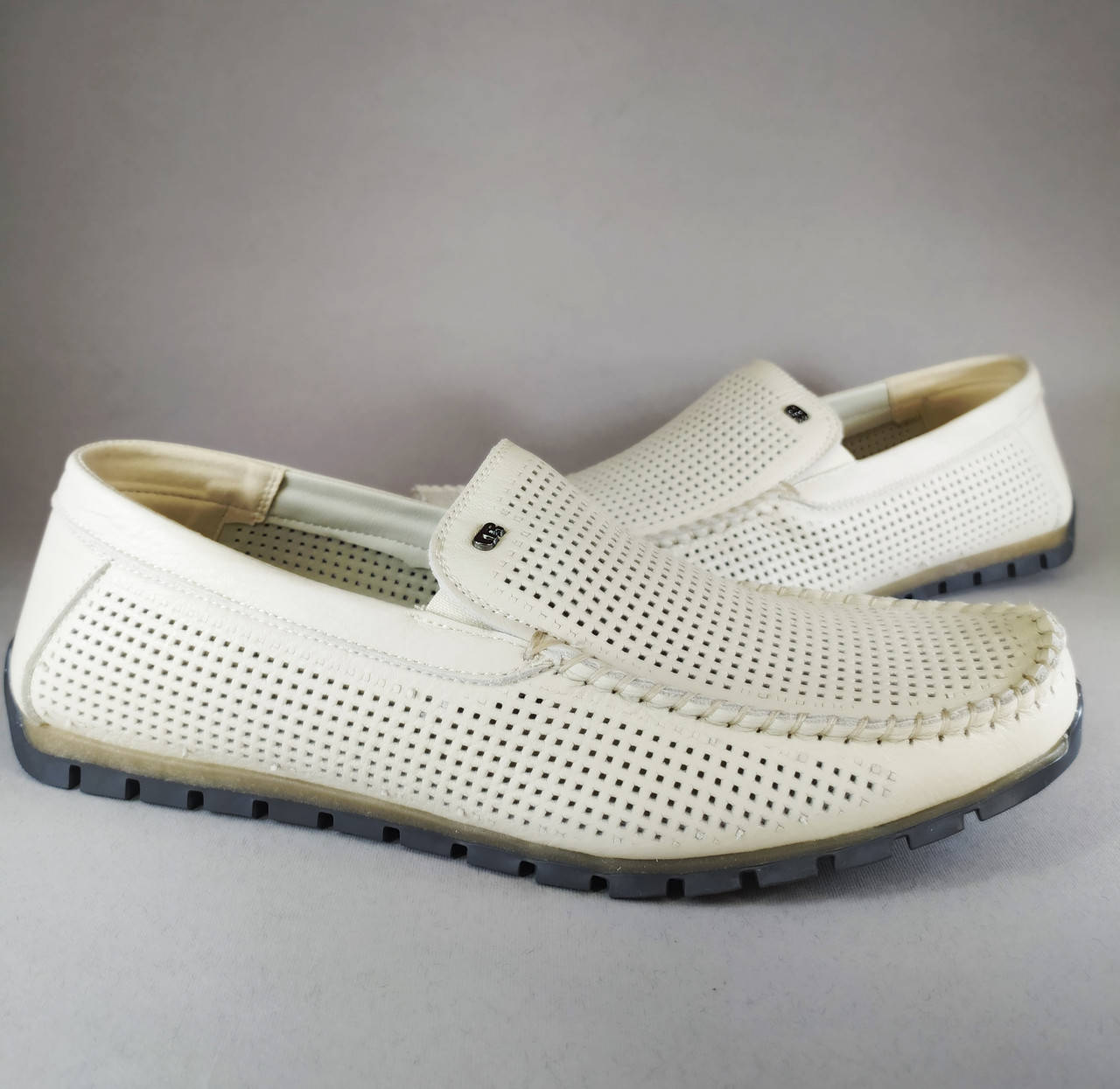 

Мужские мокасины Legges бежевый натуральный кожа 39-48 43