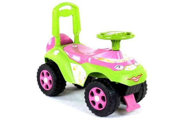 

Машинка толокар Автошка салатово розовая Долони 0141/08