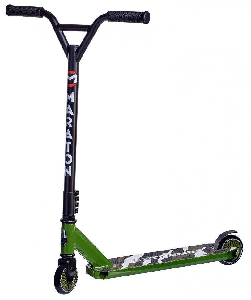 

Самокат трюковый MARATON EXTREME 100 мм Black-Green (1905641)