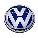 Ковпачки заглушки для литих дисків Volkswagen "BLUE" 3B7601171 (65 мм), фото 6