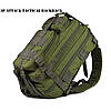 Тактичний рюкзак 25 л олива 3p attack / маленький армійський військовий рюкзак, фото 6