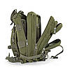Тактичний рюкзак 25 л олива 3p attack / маленький армійський військовий рюкзак, фото 5