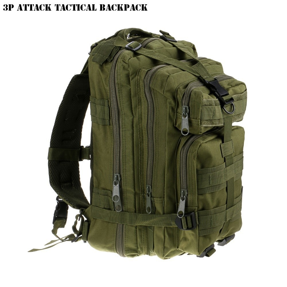 Тактичний рюкзак 25 л олива 3p attack / маленький армійський військовий рюкзак