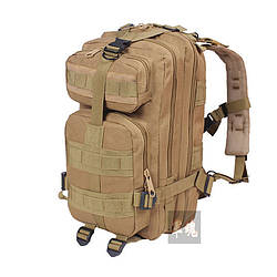 Тактичний рюкзак 25 л. 3p attack tactica  койот / маленький армійський військовий рюкзак