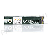 Аромапалочки, благовония Patchouli / Пачули ( Vijayshree, Golden NAG ) Голден Наг, 15 грам (уп. - 15 палочек)