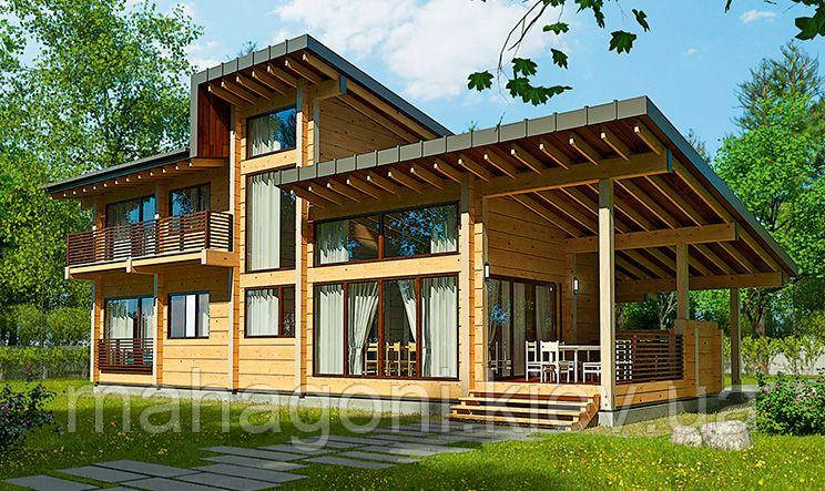 Строительство дома из клееного бруса | Финская технология | Гарантия от 3 лет - фото 1 - id-p1622718461