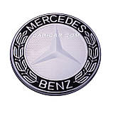 Ковпачки для литих дисків Mercedes 75 мм, фото 3