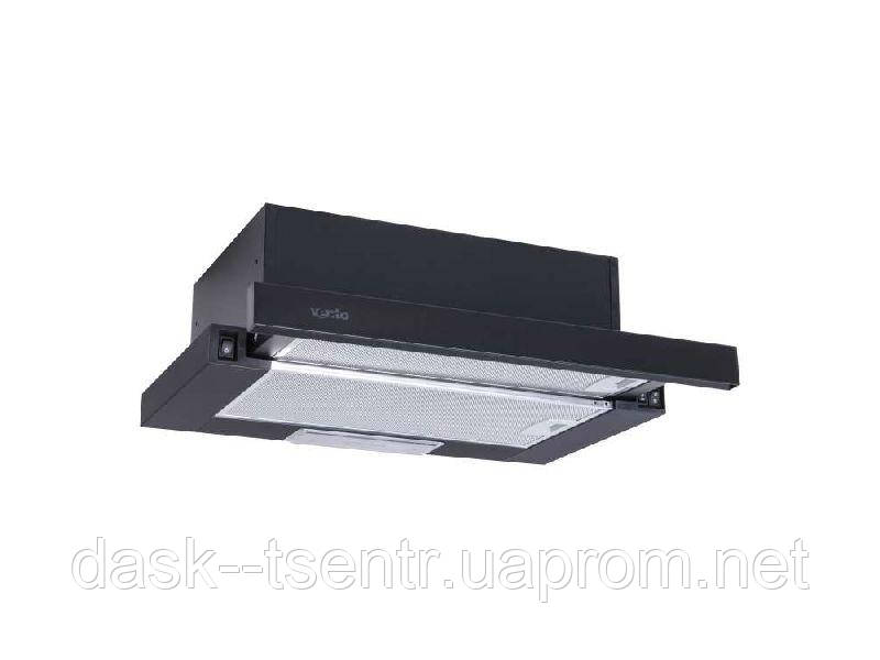 Витяжка VENTOLUX GARDA 50 BK (700) SLIM