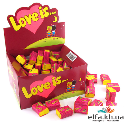 Жуйка Love is Вишня-Лимон, фото 2