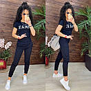 Літній спортивний костюм жіночий з футболкою та джоггерами (р. 42-56) 11so2005, фото 5
