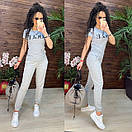 Літній спортивний костюм жіночий з футболкою та джоггерами (р. 42-56) 11so2005, фото 8