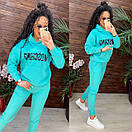 Жіночий спортивний костюм з вільним худі та звуженими штанами на манжетах (р. S-XL) 11so2009, фото 4