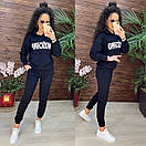 Жіночий спортивний костюм з вільним худі та звуженими штанами на манжетах (р. S-XL) 11so2009, фото 5