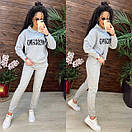 Жіночий спортивний костюм з вільним худі та звуженими штанами на манжетах (р. S-XL) 11so2009, фото 10