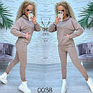 Жіночий спортивний костюм з двонитки з худорлявою і звуженими штанами джоггерами (р. 42-48) 11so2013, фото 4