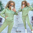 Жіночий спортивний костюм з двонитки з худорлявою і звуженими штанами джоггерами (р. 42-48) 11so2013, фото 7