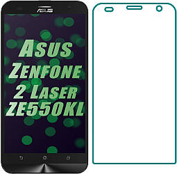 Захисне скло Asus ZenFone 2 Laser ZE550KL (Прозоре 2.5 D 9H) (Асус Зенфон 2 Лазер)