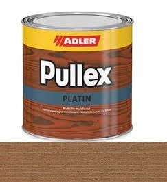 Лазурь для древесины на основе растворителя с металлическим эффектом Pullex Platin, Adler (цвет Achatgrau) - фото 1 - id-p1622723397
