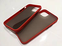 Противоударный матовый чехол для iPhone 13 mini Красный