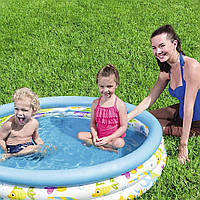 Дитячий басейн для купання круглий надувний для дачі для дому для дітей Bestway 51009