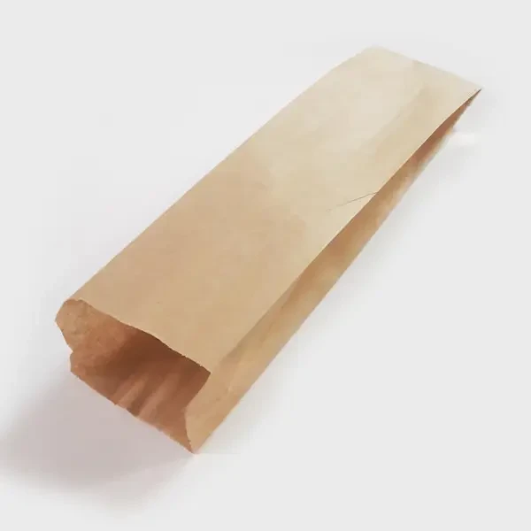 Бумажний пакет саше бурхливий 100x40x550 (уп-100шт) під багет