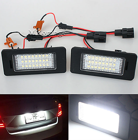 LED підсвітка номера для SKODA (Шкода) Fabia, Octavia, Rapid, Yeti, Karoq, Kodiaq, Scout, Superb