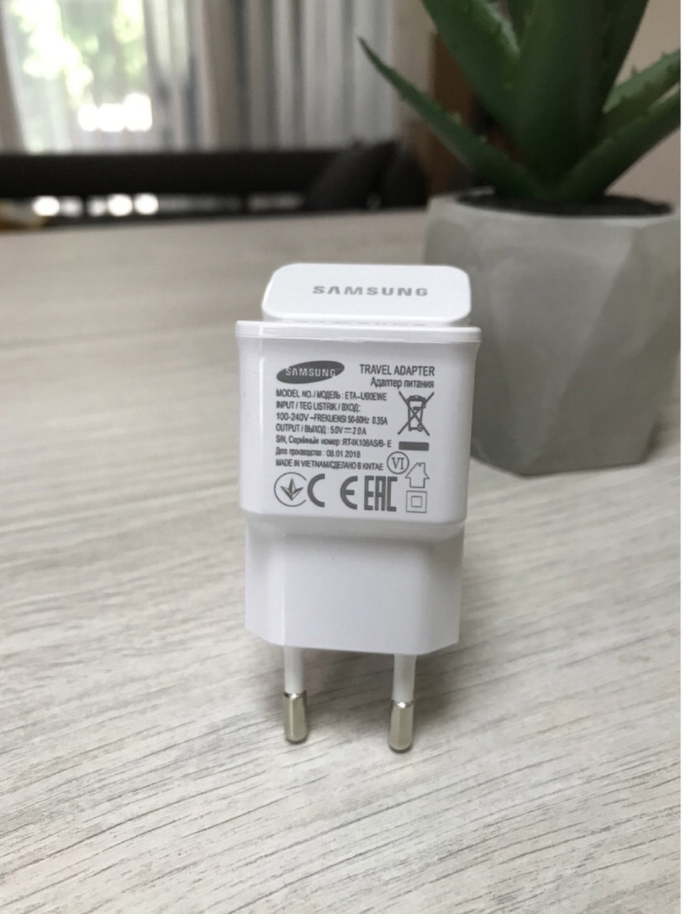 Блок живлення для Samsung 2A В'єтнам ETA -U90EWE Адаптер живлення самсунг