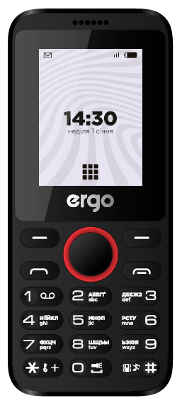 Мобільний телефон Ergo B183 Black