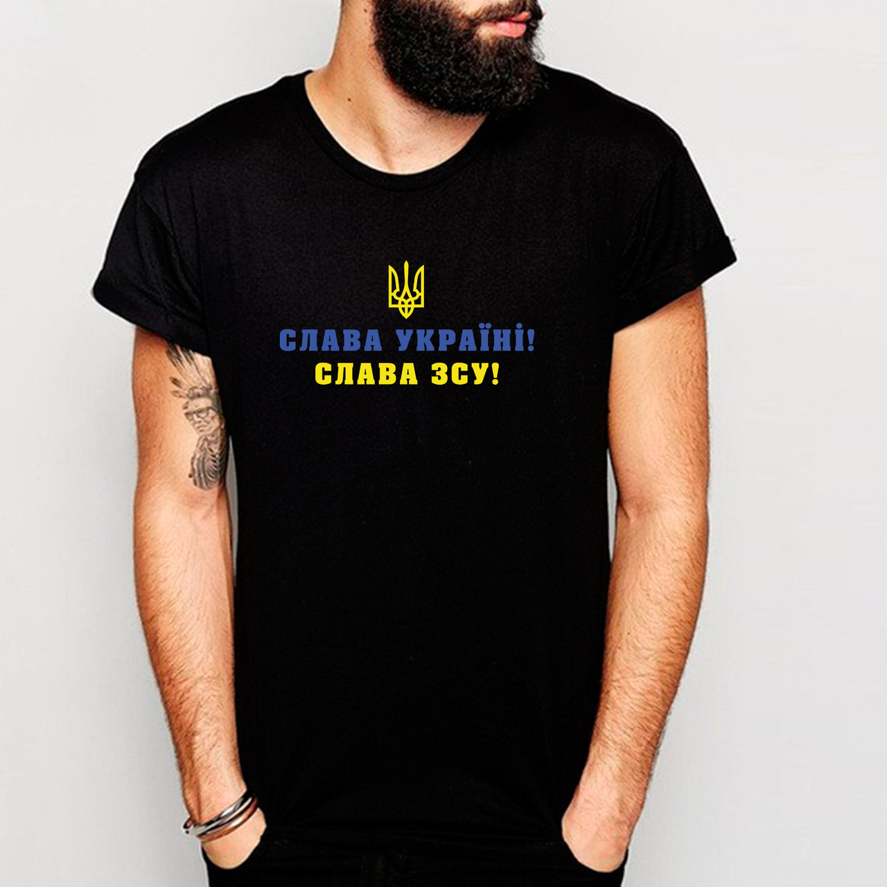 Футболка з принтом "Слава Україні! Слава ВСУ!" Push IT