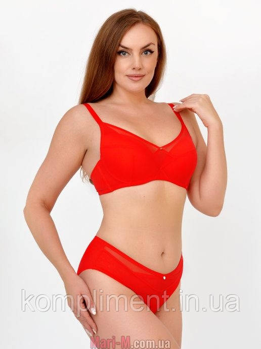 Комплект жіночої спідньої білизни Balalaum 9413,80С, червоний