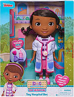Лялька Доктор Плюшева в халаті 20 см Doc McStuffins Doc Pet Rescue Doc Hospital Doc