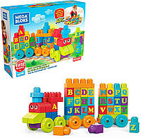 Конструктор Mega Bloks Мега Блокс Building Basics ABC Learning Train DXH35