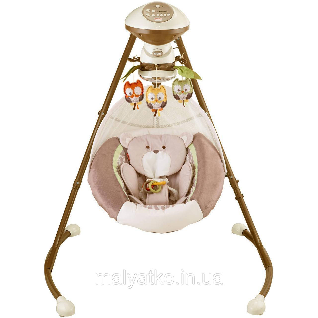 Fisher-price Колиска-гойдалка мій маленький ведмедик my little snugabear cradlen swings