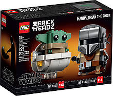 Лего Lego BrickHeadz Мандалорец і малюк 75317