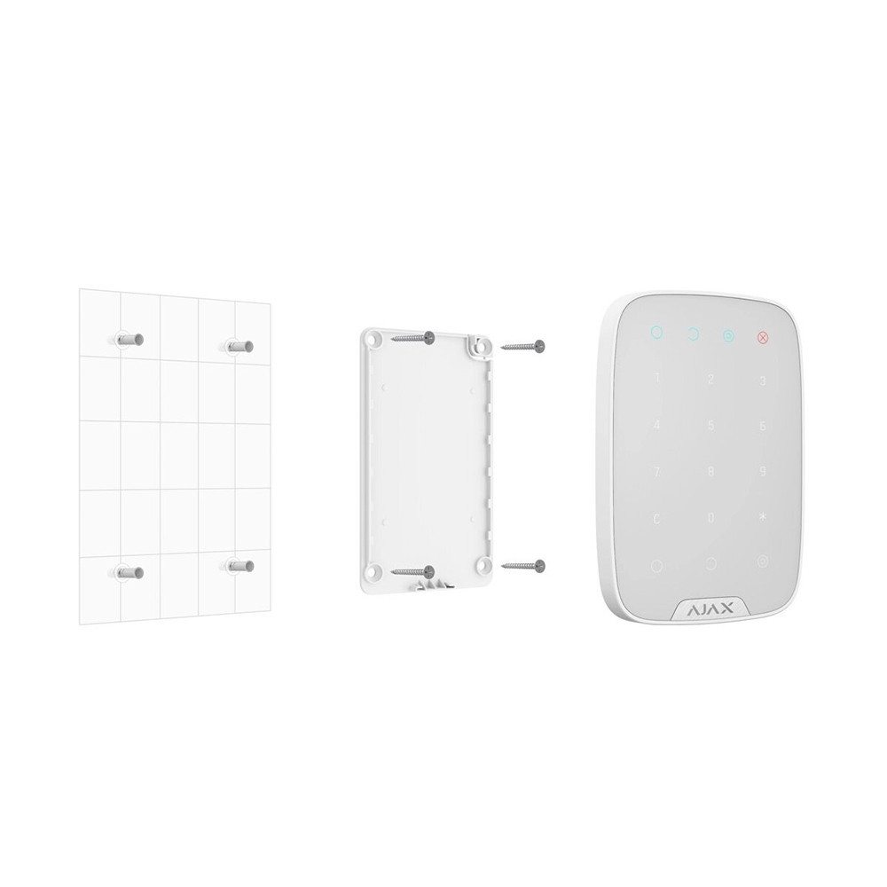 Кріпильна панель SmartBracket для Ajax Keypad біла, фото 1