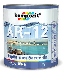 Фарба акрилова Басейн АК-12 2,8кг Kompozit