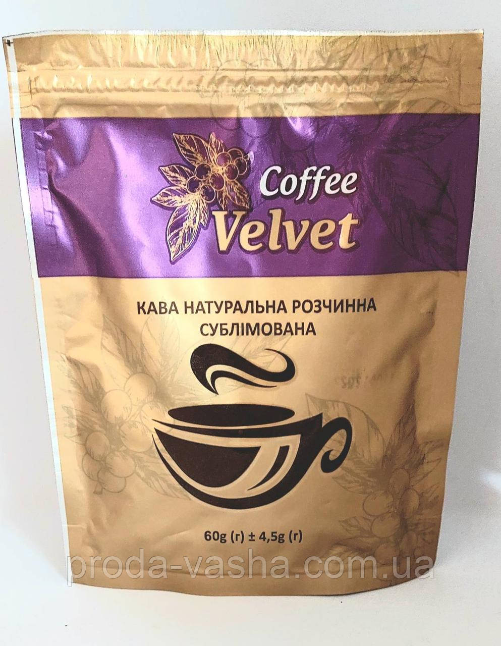 Кава розчинна VELVET 60 г, фото 1