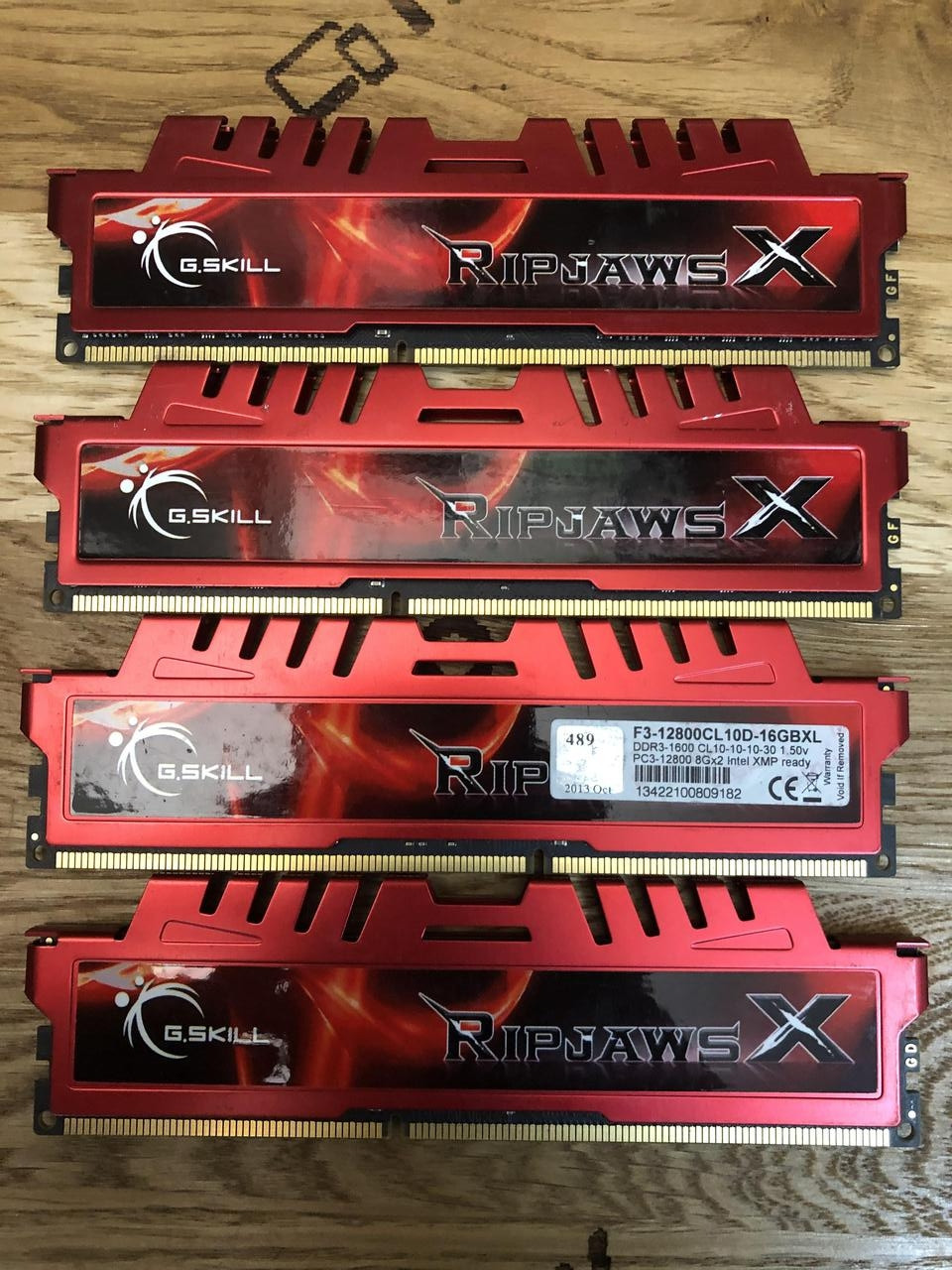 Оперативна пам'ять G.Skill 16 GB (2x8GB) DDR3 1600 MHz (F3-12800CL10D-16GBXL)