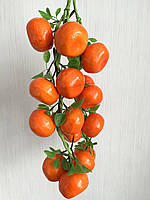 Штучний мандарин. Муляж мандарин на в'язці (8 штук), фото 2